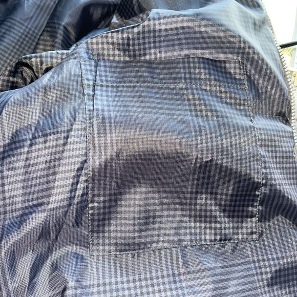 Tasso Elba Mens Sz L Grayish/Brown‎ Puff Coat  Zip Snap Front and Inside Pocket - Picture 7 of 14